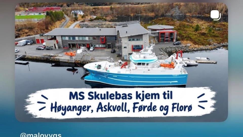 Lenkje til artikkel: Velkommen til Ope skip ombord i Skulebas 21.-25. september i Høyanger, Askvoll, Førde og Florø