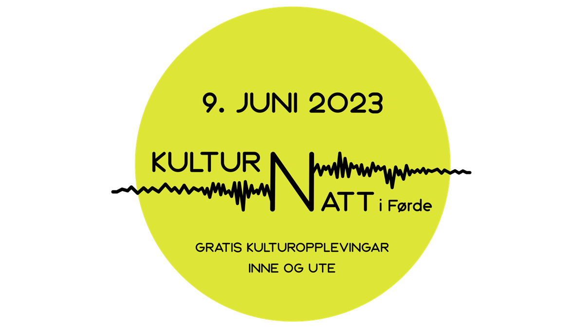Kulturnatt i Førde logo 2023 - Klikk for stort bilete