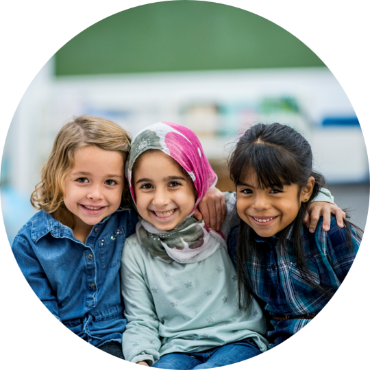 tre jenter M365 - Klikk for stort bilete