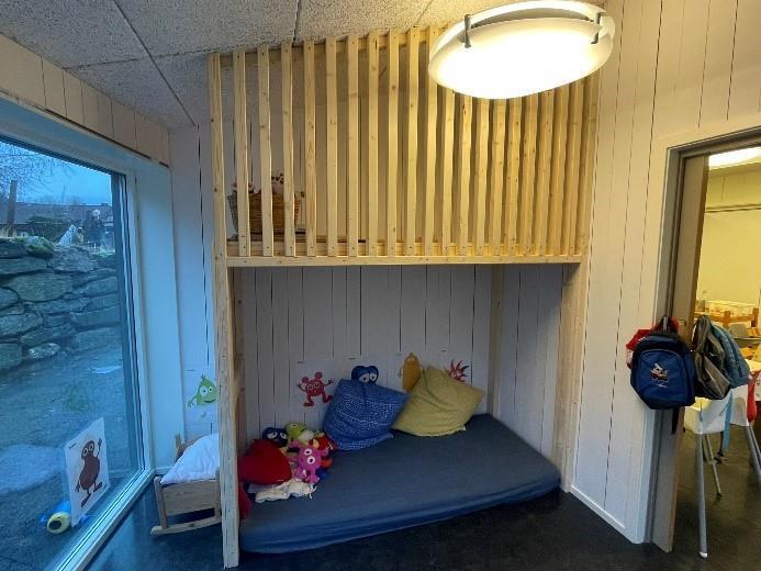 Lesekrok med koseputer - Klikk for stort bilete