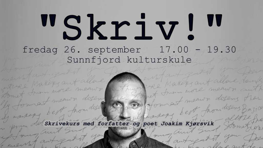 promobilde skrivekurs - Klikk for stort bilete